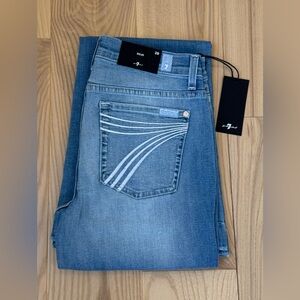 7 For All Mankind Dojo Original Jeans Women's Flare Leg Trousers NWT Size 29